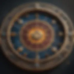 A celestial map illustrating astrological signs and their influences.