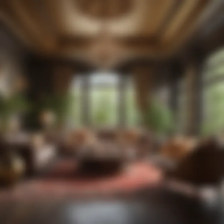 A beautifully arranged living space showcasing Feng Shui elements that enhance wealth energy.