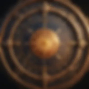 Exploring Astrological Symbols Astrological chart with celestial symbols and zodiac signs