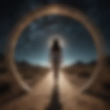 Celestial Guidance on Life Paths Conceptual art illustrating life paths guided by celestial positions