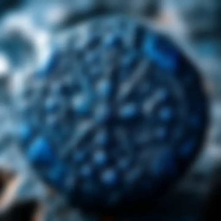 Lapis Lazuli: Emblem of Wisdom Lapis Lazuli with intricate patterns