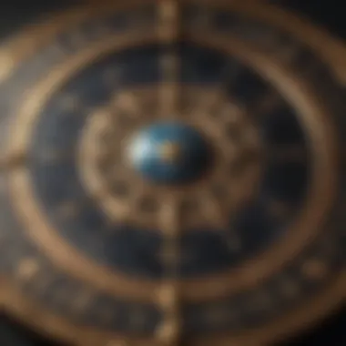 Celestial Map of Astrology A celestial map depicting the astrological houses