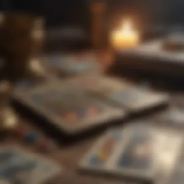 Divination Through Tarot Tarot cards laid out on a table