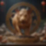 Artistic representation of the twelve Chinese Zodiac signs