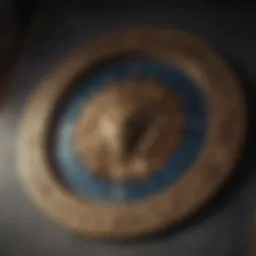 Celestial chart showcasing astrological symbols