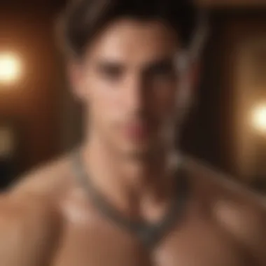 Traits of the Libra Man: A Visual Exploration Artistic depiction of a Libra man's traits in a creative format