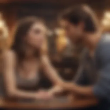 Libra's Social Dynamics in Relationships Illustration of Libra engaging in social interactions