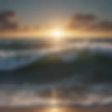 Finding Focus in the Calm of the Ocean Calm ocean waves symbolizing a focused mindset