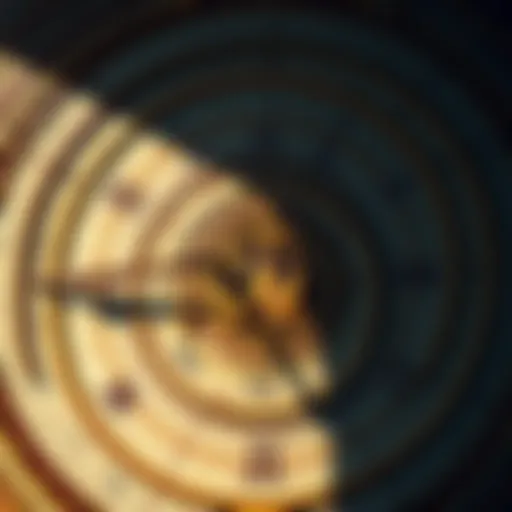 Detailed view of the Panchang calendar layout