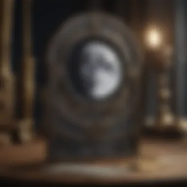 Symbolic representation of the lunar phases in tarot