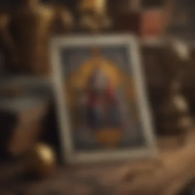 The Rich History of Tarot Cards An intricate illustration of tarot card history showcasing ancient symbols.