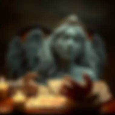 Illustration depicting the psychological impact of tarot readings