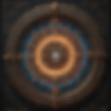 Abstract Spiritual Guidance An abstract representation of spirituality and guidance, featuring cosmic symbols