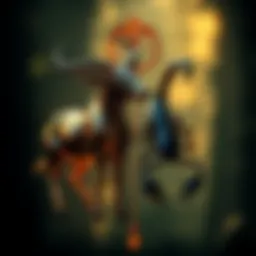 Symbolic representation of Taurus and Scorpio zodiac signs