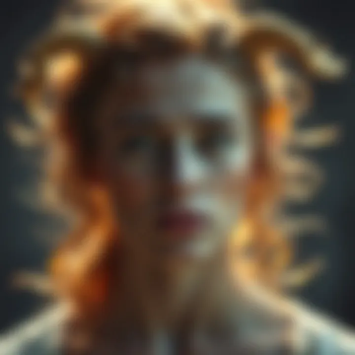 Artistic interpretation of an Aquarius individual's traits