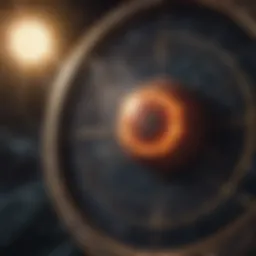 A celestial chart illustrating planetary alignments