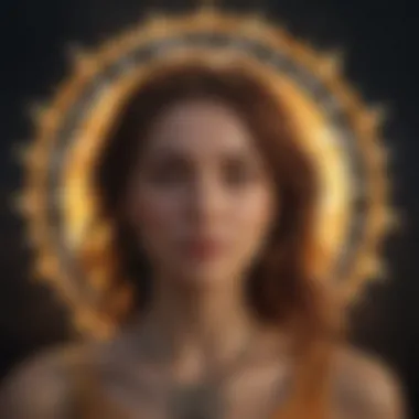 Core Essence of Personality through Sun Sign Symbolic representation of personality traits influenced by Sun sign.