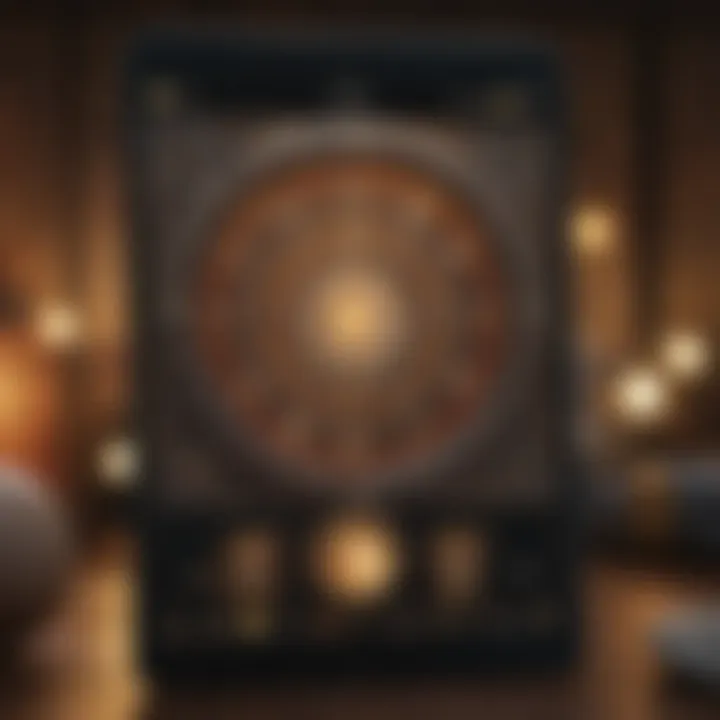 A digital device displaying a horoscope website.