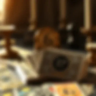 The Role of Numbers in Tarot Readings Insightful layout of cards demonstrating the role of numbers in readings