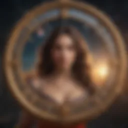 Astrological chart depicting zodiac signs