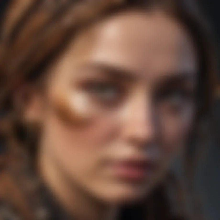 An abstract portrayal of Scorpio traits reflecting emotional depth and intensity.