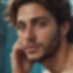 Aquarius man contemplating deep feelings
