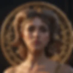 Symbolic representation of the Aries zodiac sign