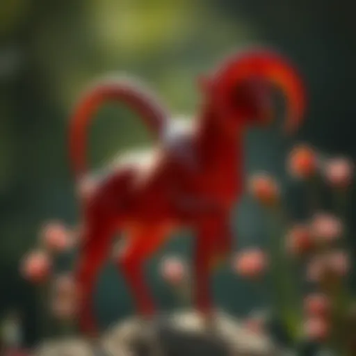 Symbolic representation of Aries, the first astrological sign, illustrating its fiery and assertive nature.