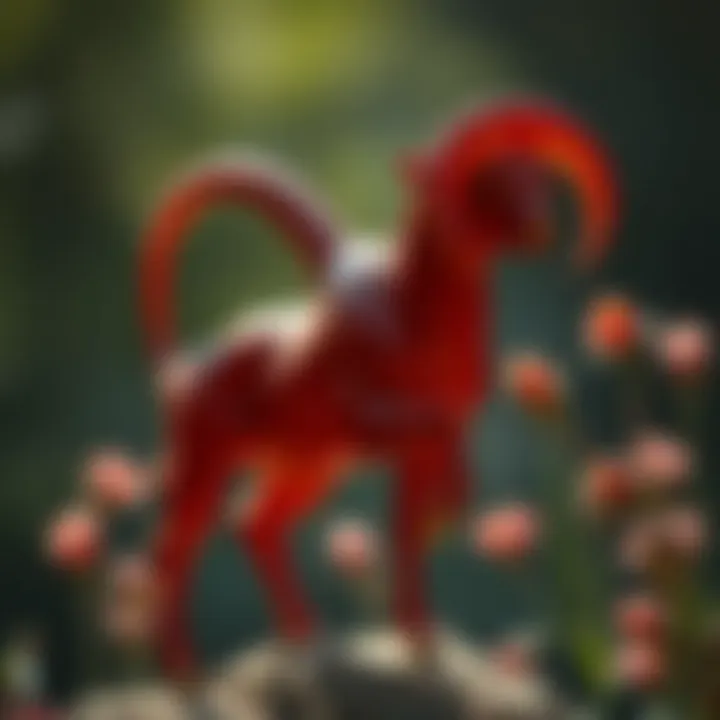 Symbolic representation of Aries, the first astrological sign, illustrating its fiery and assertive nature.