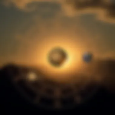 Planetary Alignment and Zodiac Signs Illustration of planets aligned with zodiac signs