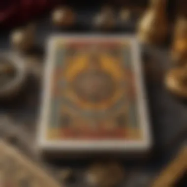 Ancient Tarot Deck An ancient tarot deck showcasing intricate designs and symbols