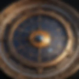 Astrological chart depicting planetary positions