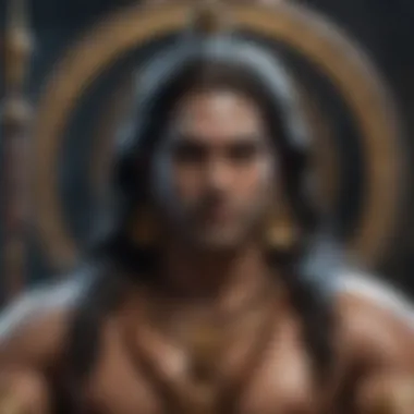 Depiction of Lord Shiva, the deity associated with the mantra