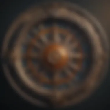 The Zodiac Wheel: A Guide to Understanding Yourself An artistic depiction of the zodiac signs in a circular layout.