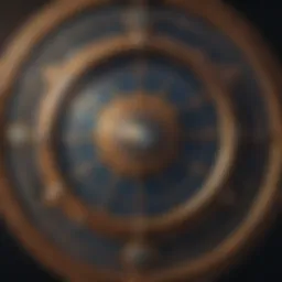 A celestial chart highlighting the relationship between numbers and astrology