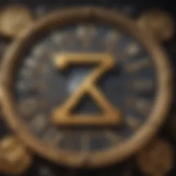 Symbolic representation of numerology with various numbers.