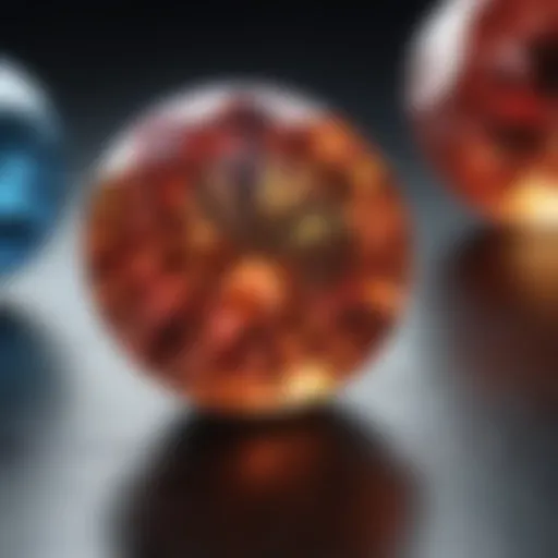 Vibrant display of October birthstones showcasing their unique colors and textures