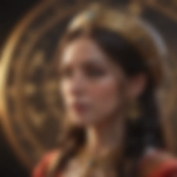 Consultation scene with client and astrologer