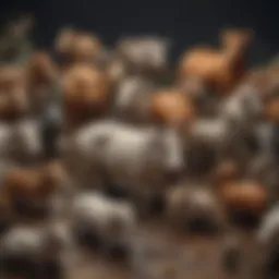 Artistic representation of the twelve Chinese Zodiac animals
