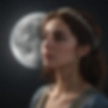 Emotional Influence of Lunar Cycles Symbolic representation of emotions influenced by lunar cycles