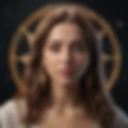 Celestial diagram illustrating astrological signs