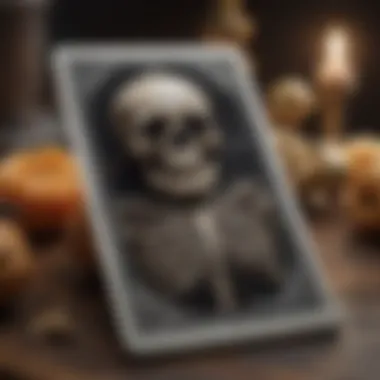 The Death Tarot Card Illustration of the Death Tarot card, which signifies transformation and change.