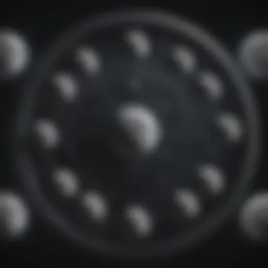Lunar Phases and Their Significance Celestial chart depicting lunar phases