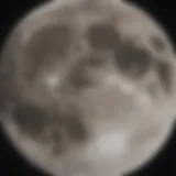 Celestial representation of the Moon Chart
