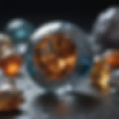 Gemstone Collection for Virgo A vibrant collection of various gemstones associated with Virgo