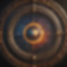 Detailed astrological chart with planetary positions