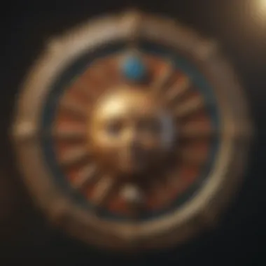 Astrology symbols representing Moon and Sun signs