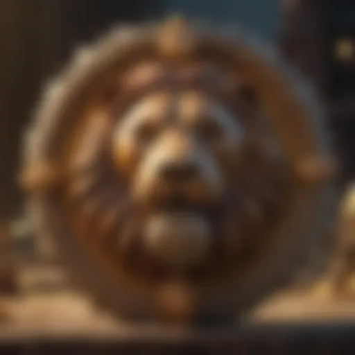 Symbolic representation of Leo sun sign traits