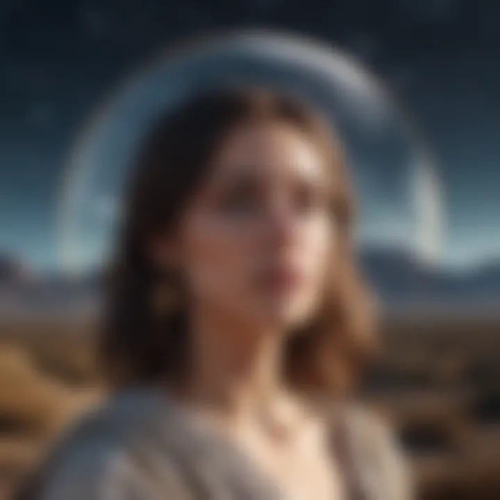 Illustration of emotional landscape connected to astrological signs