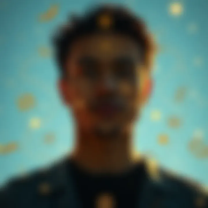 Illustration of personal identity influenced by astrology